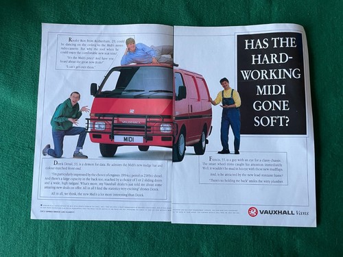 Vauxhall midi van - van, poster