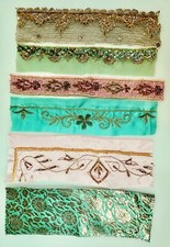 6 Sari/Saree Edging 10' Strips