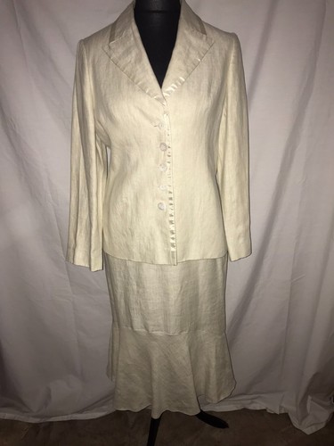 Planet cream linen suit size - planet,