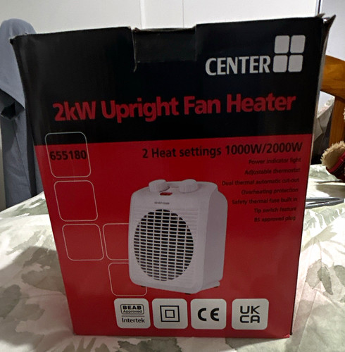 Center 2kw upright fan - 2kw, heater