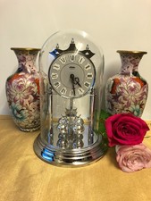 Haller Vintage Anniversary/Glass Dome/Ball Pendulum/Quartz Torsion Clock/Working