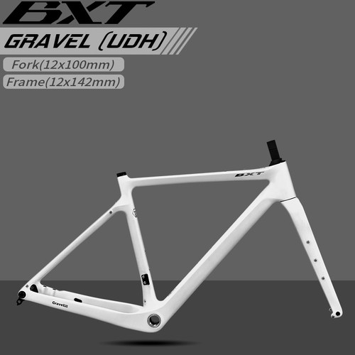 Full carbon gravel bike frame - carbon,