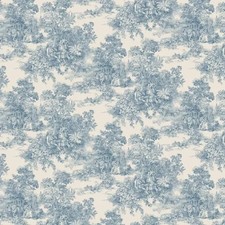Borastapeter - Adorn - Toile de Jouy - Blue/Light Clay - 7767 - Batch 250811