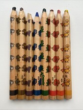Set of Eight (8x) Crayola Mini Kids Jumbo  Decorated Pencils