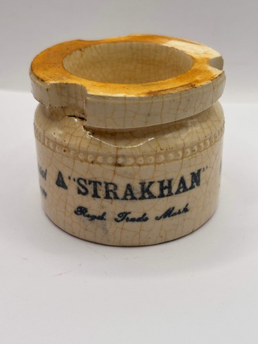 Old stoneware advertising - , jar