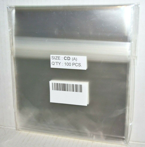 100 jewel case plastic bags - 100,