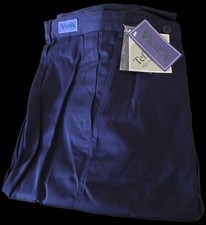 4 Pairs Vespa Navy Work Trousers Waist 50" Teflon HT Coated.  £20 FOR 4 !