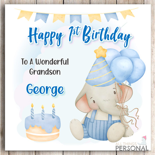 Personalised boys birthday - personalised,