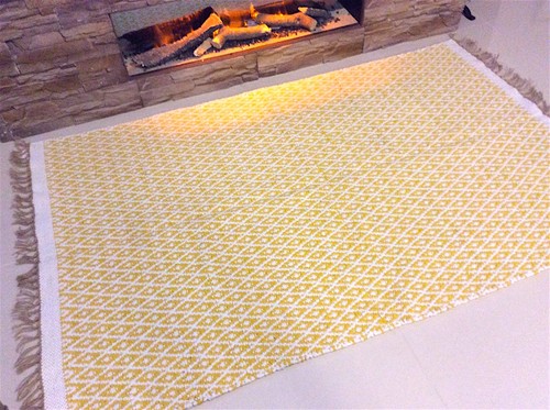 Yellow geometric handmade - yellow,