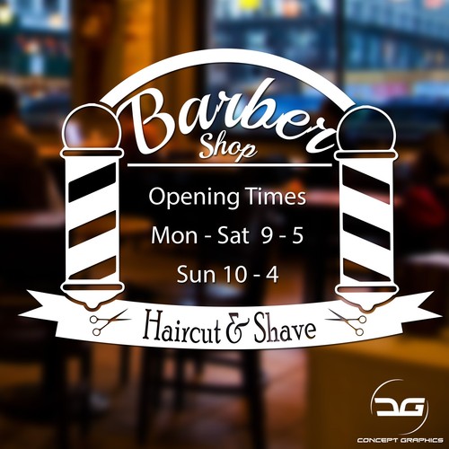Barber shop opening - barber, times