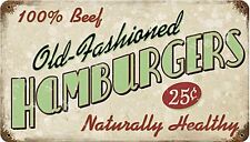 Old Fashioned Hamburgers 25c