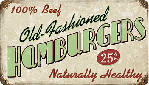 Old fashioned hamburgers - old,
