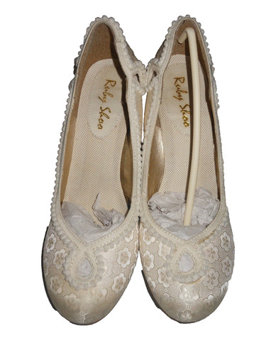 Ruby shoo cream ivory heels - ruby, cream/ivory
