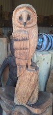 Chainsaw Carving owl Wood Home