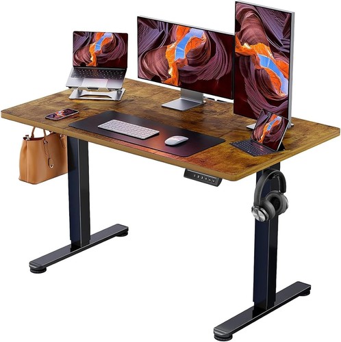 Electric standing desk height - standing,