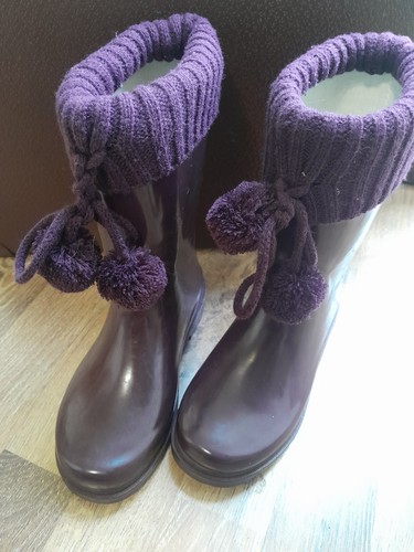 Girls spot purple pom - spot,