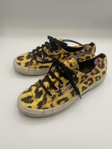 Superga leopard trainers size - leopard,