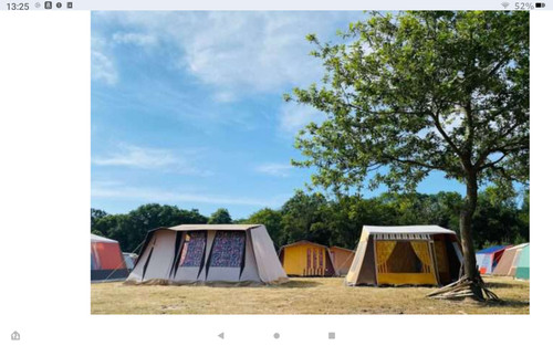 Large canvas frame tent - ., multi