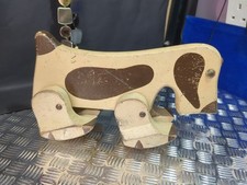 Wooden Walking Dog - Pull Along - 1930’s Vintage by Tyne Valley Toys