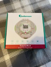 Adamson TimelyMed Smart Pill Dispenser Machine with Alarm + WiFi App Monitoring
