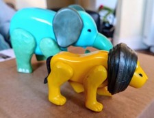 2 Vintage Fisher Price Animals