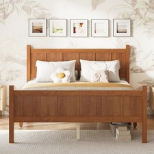 Full Size Panel Bed Frame Low