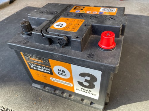 Halfords hb063 lead acid 12v - hb063,