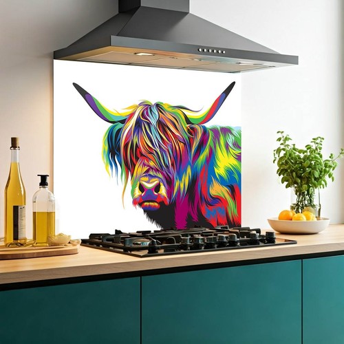 Printed glass kitchen - printed,