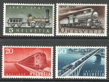 Switzerland 1947 centenary - switzerland, of