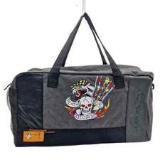 Ed Hardy Duffle Bag Weekend Travel Gym Flight Tattoo Skull Y2K Death or Glory