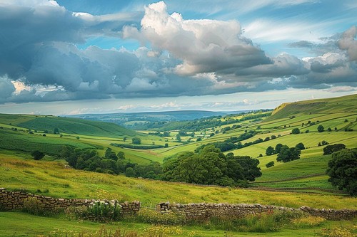 Yorkshire dales landscape - dales,