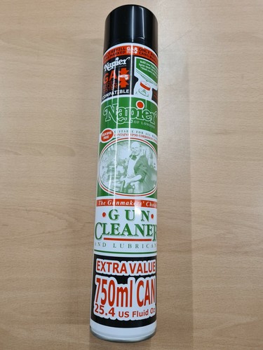 Napier gun cleaner lubricant - gun,