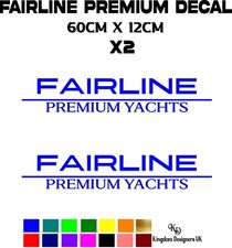 Fairline Premium Yachts Vinyl
