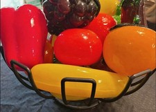 Vintage Italian Glass Fruit