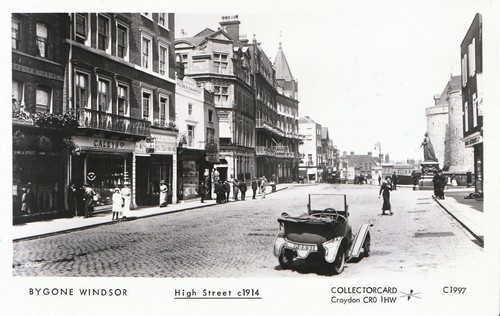 Bygone windsor postcard high - postcard,