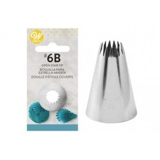 Open Star Tip 6B Nozzle Cake