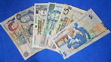 6 Different £5 Notes Scotland