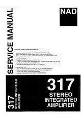 Service manual for NAD 317