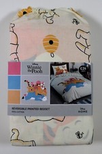 NEXT WINNIE THE POOH REVERSIBLE DUVET COVER PILLOWCASE SET GIRLS BOYS SINGLE