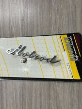 Retro Hot rod Script Metal Car