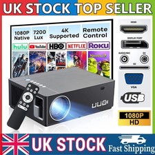 UUO 1080P Full HD Portable Mini Projector - LED Android, HDMI/USB | Home Theater