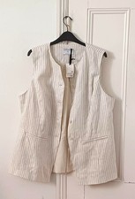 Ladies 100% linen waistcoat