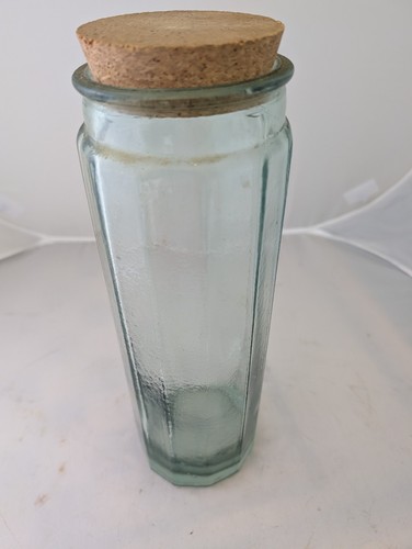 Vintage glass spaghetti jar - spaghetti,