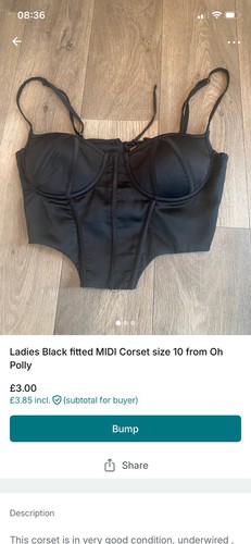 Ladies black fit midi - black,