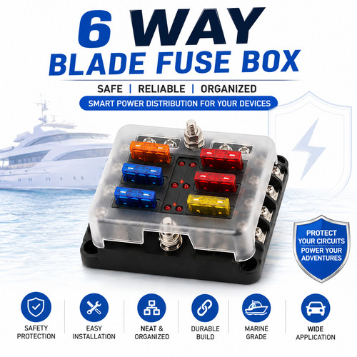 Way blade fuse - 6,