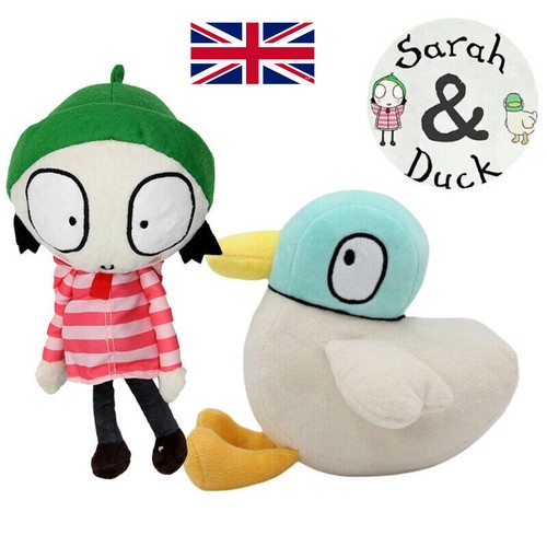 18cm sarah and duck plush - sarah, toy