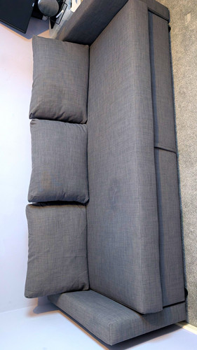 Ikea grey cotton sleeper - cotton,