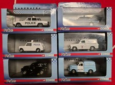 6x 1/43 Corgi Vanguards Police
