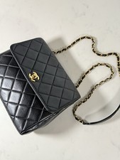 Chanel Single Flap Bag Black