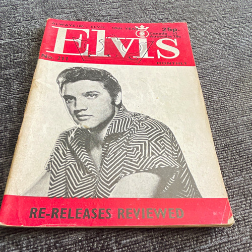 Elvis monthly magazine issue - elvis,